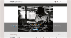 Desktop Screenshot of prismquartet.com